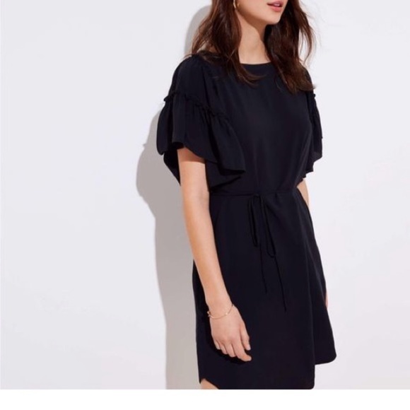 LOFT Dresses & Skirts - Loft Flutter Sleeve Dress